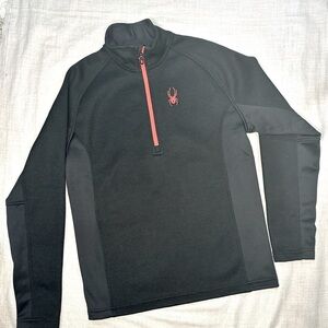 Spyder quarter-zip sweater fleece, men’s M, ski wear